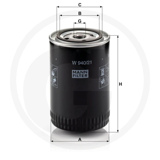 Filtr oleju silnikowego 565W940.21