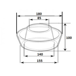 Osadnik kurzu FI-85x180x140 60/169-10