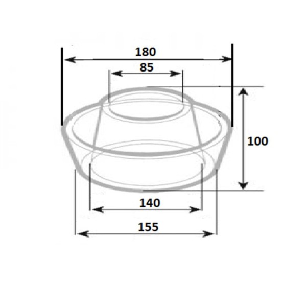 Osadnik kurzu FI-85x180x140 60/169-10