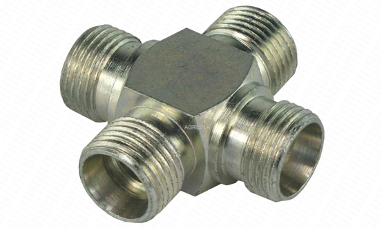 Czwórnik hydrauliczny metryczny BBBB M14x1.5 08L Waryński
