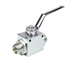 Zawór kulowy hydrauliczny 2 drożny M22x1.5 WARYŃSKI