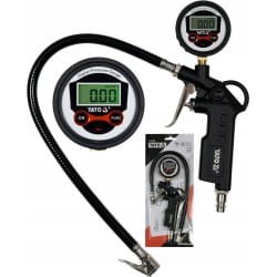 Pistolet do pompowania Z manomentrem lcd Yato YT23702