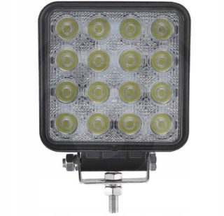 Lampa robocza kwadratowa led 110x110x70 LED16x3W  3300Lm 693LED3303