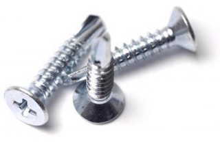 Wkręt do blach samowiercący Z łbem stożkowym ocynk 3.9x25mm Q1791