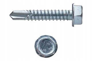 Wkręt do blach samowiercący Z łbem 6-CIO kątnym ocynk 5.5x75mm Q1774