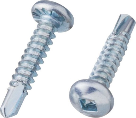 Wkręt do blach samowiercący Z łbem walcowym ocynk 3.5x9.5mm Q038