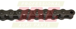 Łańcuch 16B-1 1" rollon solid 5m skok łańcucha25.4 śr rolki15.88 szer wew17.02  śr sworznia8.28 grubość płytki4.15