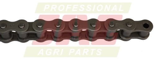 Łańcuch 16B-1 1" rollon solid 5m skok łańcucha25.4 śr rolki15.88 szer wew17.02  śr sworznia8.28 grubość płytki4.15