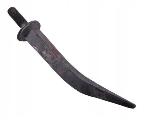 Ząb brony Z20x210 mm podgięty, podsadzenie kwadrat, M16 APARTS
