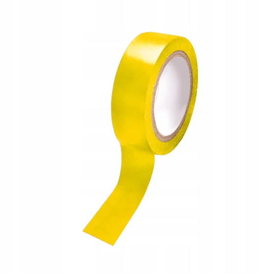 Taśma izolacyjna żółta 19mm 5metrów 69350272112