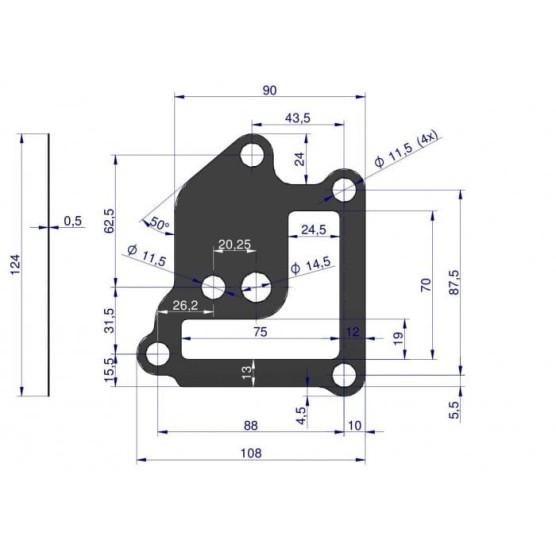 Uszczelka korpusu filtra oleju C-330 50103340