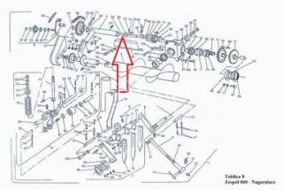Łożysko ślizgowe 30x36x38 prasy 522300008/S