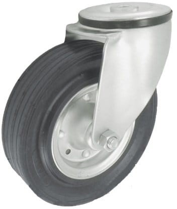 Koło metal guma stałe szerokie KMG-180