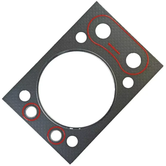 Uszczelka głowicy silnika C-360 z silikonem okuta metalem 1.5mm Morpak 46505130