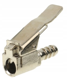 Końcówka węża pompki nakładana  FI-8 mosiądz