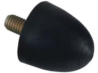Odbój gumowy stożkowy ze śrubą M8 wys 30mm FI35mm