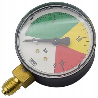 Manometr opryskiwacza suchy 0-165 bar fi-63 mocowanie dolne  Wika