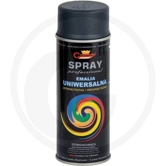 Farba Spray czarny mat RAL9005 spray 400ml 62713005