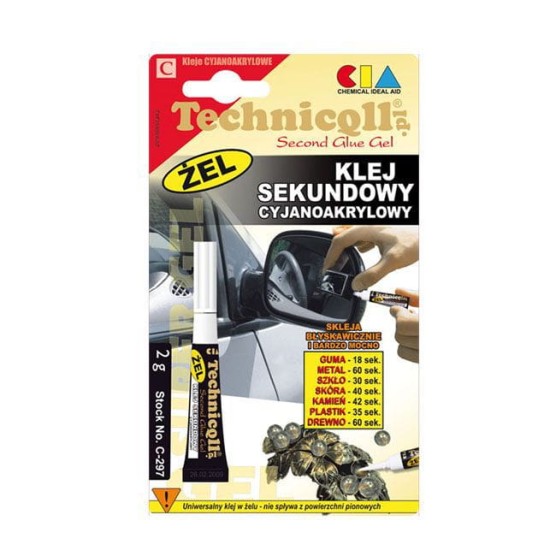 Klej sekundowy 2g żel