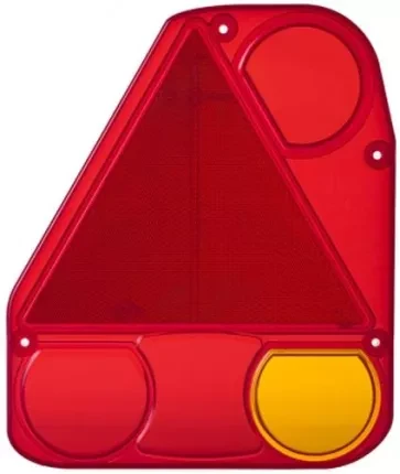 Klosz lampy zespolonej Z trójkątem