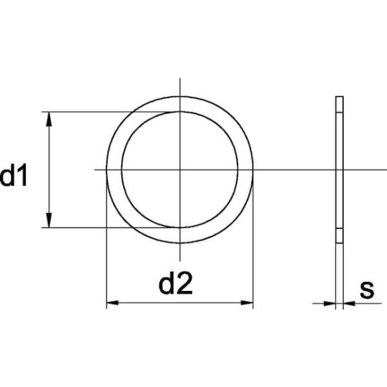 Podkładka dystansowa 40X50X0,2