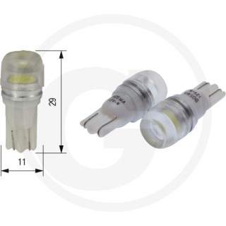 Żarówka led 12V 1xSMD 7080 led T10 wide viewing zastępuje żarówkę beztrzonkową T10 12V 5W, typ W5W