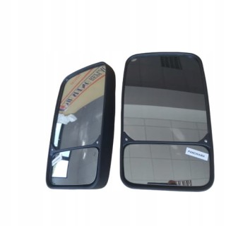 Lusterko dwuszybowe panoramiczne lewe 275x165 rurka fi 20-32