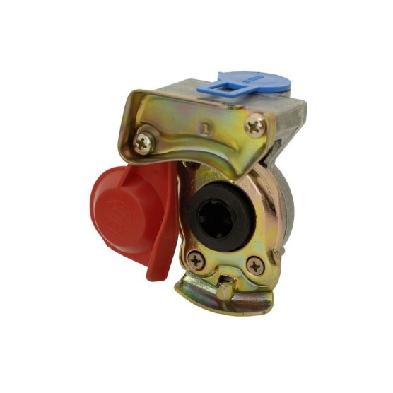 Złącze powietrza miękkie M16x1,5 czerwone P1603