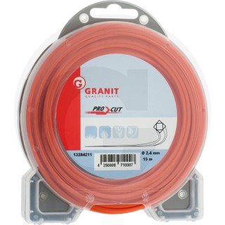 Żyłka tnąca kwadrat 2,4mm rolka 15m 13284211