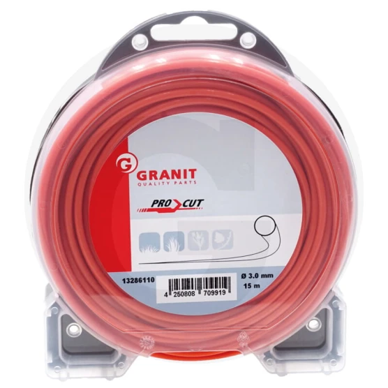 Żyłka tnąca okrągła 3,0mm rolka 15m 13286110