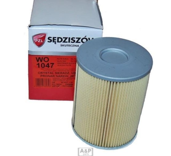 Wkład filtra oleju hydraulicznego  WO10-47 sędziszów Zetor Ursus C-385 WO-122 OM659 89407110