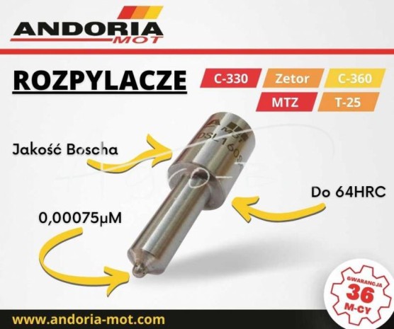Rozpylacz wtryskiwacza C-385 4CYL DSL150S525- 1441 93009305 ANDORIA-MOT