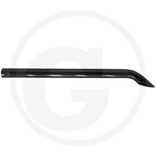 Rura tłumika wygięta, pionowa, emaliowana 38017768