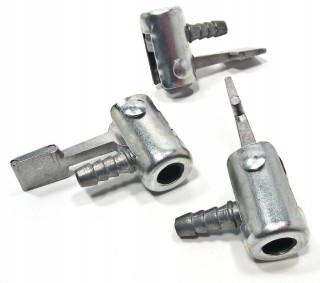 Końcówka węża pompki nakładana  FI-6 metal KDP004