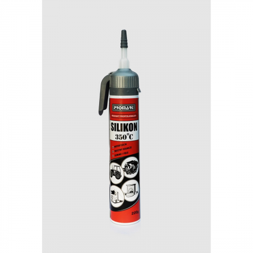 Silikon wysokotemperaturowy czarny, temperatura od -60C do +350C, 220g. 140 Promark-2