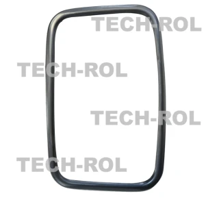 Lusterko ciągnikowe uniwersalne, 255 mm / 165 mm, obejma 15 mm - 28 mm. do ursus, zetor, New holland, same, John deere, mf, deutz, landini; LR02240GK solus