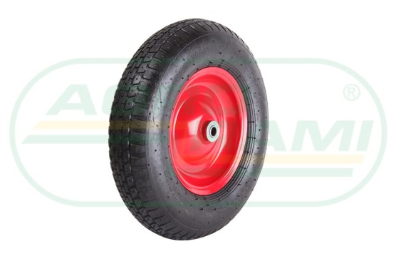 Koło 400X8 opona  dętka 4PR oś FI-16