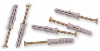 Kołek Z wkrętem Z łbem stożkowym 8X40X50