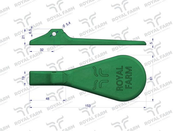 Język poidła RF-20908101 RF-20908106 royal farm