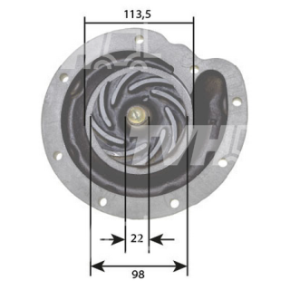 Pompa wody Case B40718 107630 , 3132145R91 , 3132677 , 3132677R1 , 3136053R91 , 3136053R92 , 3136053R93 , 735099C91