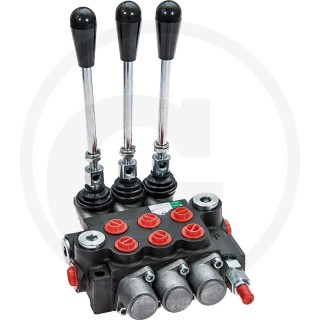 Rozdzielacz hydrauliczny 3 sekcyjny 40L monoblokowy  1 sekcja jednostronnego działania-nurnikowa 667P402A1C
