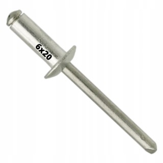Nit zrywalny aluminium 6x20 AL/ST