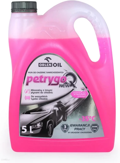Płyn do chłodnic 5 litrów Petrygo