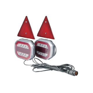 Zestaw lamp led na magnes Z trójkątem LED neon 12/24V L2412-Z 7,2m