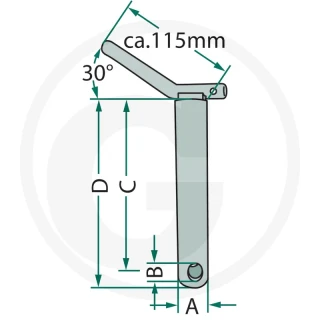 Sworzeń prosty 22X151 20012860