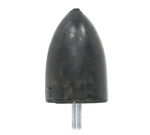 Resor gumowy stożkowy mały ze śrubą M8 wysokość 65mm średnica 45mm 65x45 resgum