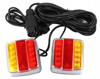 Zestaw lampa led  na magnes 7.5m przewód 12V