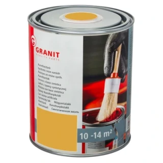 Farba Lakier żółty Caterpilar RAL1704 1 litr Granit Nopolux 27012042