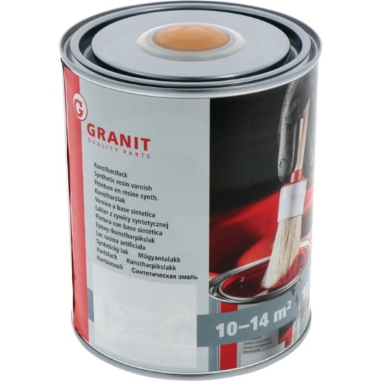 Farba Lakier żółta Case do maszyn budowlanych RAL1703 1 litr Granit Nopolux 27012037