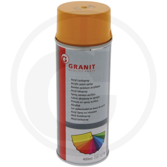 Farba spray żółty Caterpillar 400ml Granit 11970489